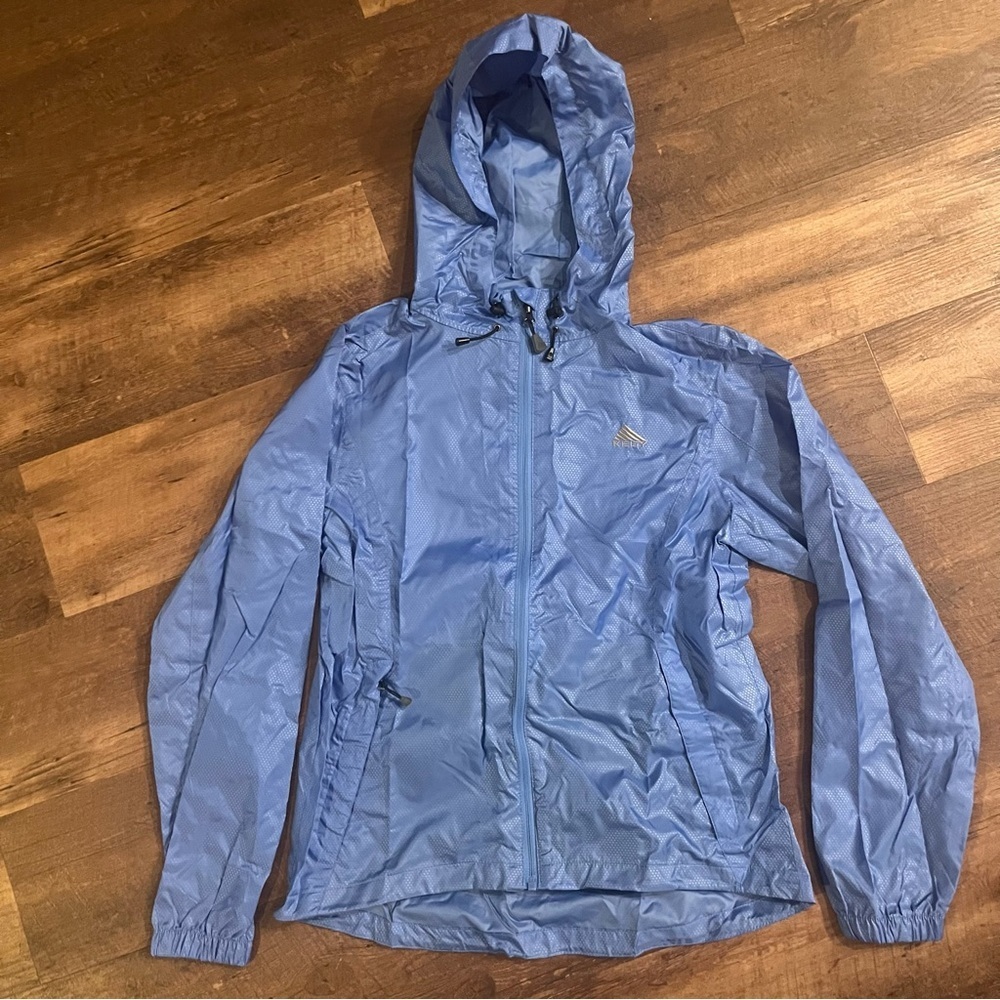 Kelty Blue Lightweight All Weather Water Resistant Jacket